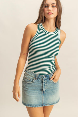 Stay Awhile Striped Tank MORE COLORS! - Simply Me Boutique