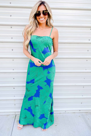 SUGARLIPS Coastal Garden Floral Maxi Dress - Simply Me Boutique