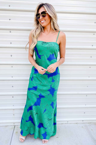 SUGARLIPS Coastal Garden Floral Maxi Dress - Simply Me Boutique