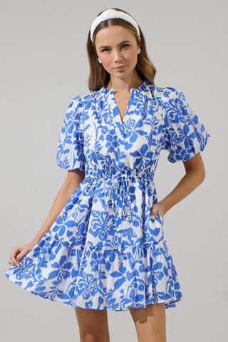 SUGARLIPS Shia Floral Shift Mini Dress - Simply Me Boutique