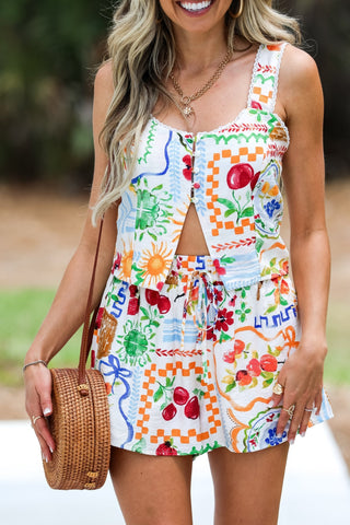 Sweetest Thing Pull On Shorts - Simply Me Boutique