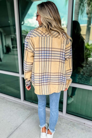 Take a Chance Plaid Shacket - Simply Me Boutique