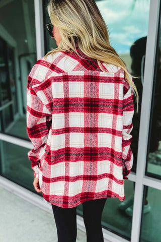 Take a Chance Plaid Shacket - Simply Me Boutique