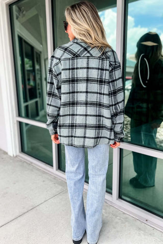 Take a Chance Plaid Shacket - Simply Me Boutique