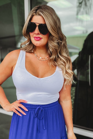 The Best Day Double Lined V Neck Tank Top - 8 colors! - Simply Me Boutique