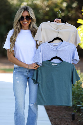 The Daily Driver Essential Tee - Simply Me Boutique
