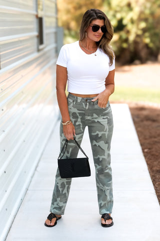 The Go - To Cropped Tee (White) - Simply Me Boutique