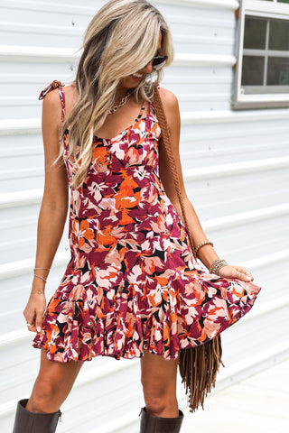 The Isla Petal Mini Dress - Simply Me Boutique