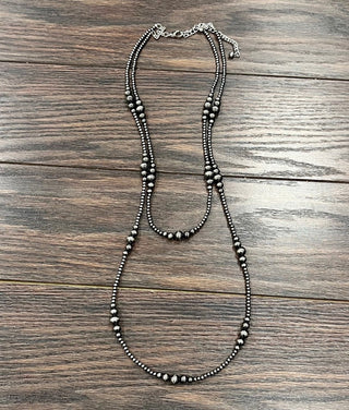 The Jolene Polished Western Bead Layered Necklace - Simply Me Boutique