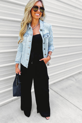 The Maren Oversized Denim Jacket - Simply Me Boutique