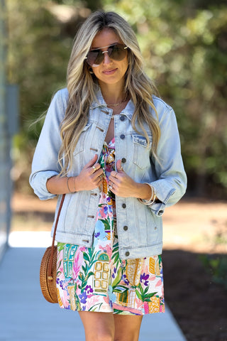 The Maren Oversized Denim Jacket - Simply Me Boutique