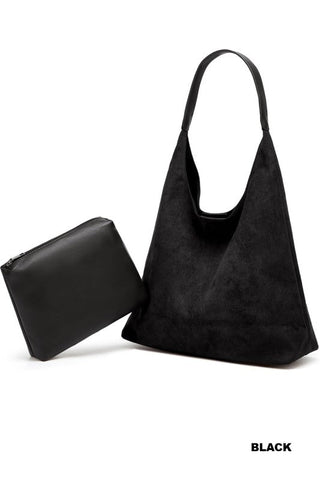 The Monroe Modern Black Hobo - Simply Me Boutique