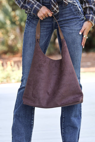 The Monroe Modern Brown Hobo - Simply Me Boutique