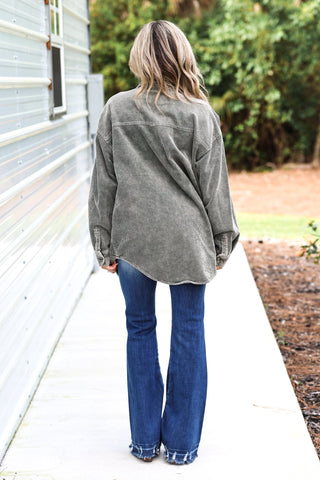 The Oaklyn Corduroy Shacket - Simply Me Boutique