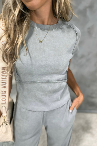 The Right Moves Lt. Sage Set - Simply Me Boutique