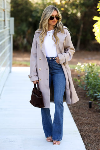 The Signature Suede Tote - Chocolate - Simply Me Boutique