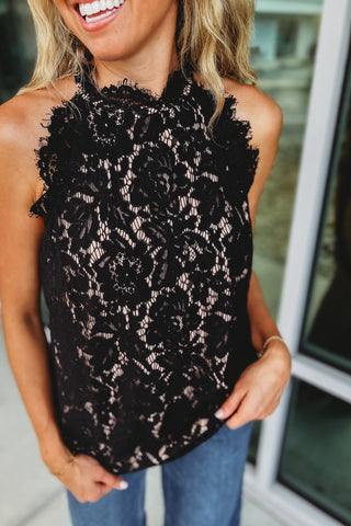 To The Top Lace Halter Top 3 Colors! - Simply Me Boutique
