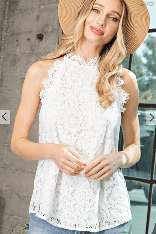 To The Top Lace Halter Top 3 Colors! - Simply Me Boutique