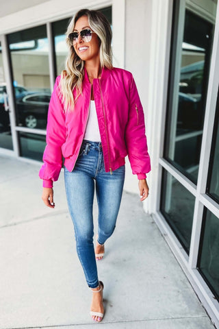 Top Gun Bomber Jacket 3 COLORS! - Simply Me Boutique