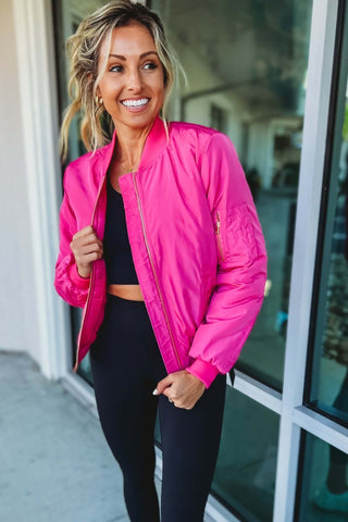 Top Gun Bomber Jacket 3 COLORS! - Simply Me Boutique