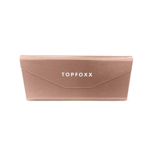 TOPFOXX Foldable Sunglasses Case - Rose Gold - Simply Me Boutique