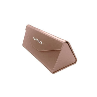 TOPFOXX Foldable Sunglasses Case - Rose Gold - Simply Me Boutique