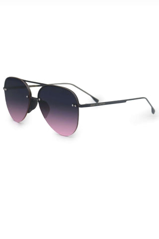 TOPFOXX Smaller Megan 2 - PURPLE PINK Tangle Free Aviator Sunglasses - Simply Me Boutique