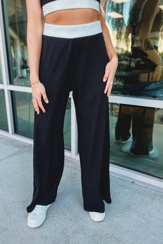 Travel the World Heavy Ribbed Knit Pants - Simply Me Boutique