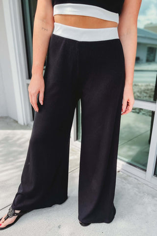 Travel the World Heavy Ribbed Knit Pants - Simply Me Boutique