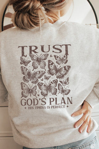 *Trust Gods Plan Graphic Sweatshirt - Simply Me Boutique