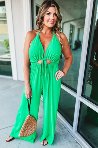Turning Heads Halter Jumpsuit 4 Colors! - Simply Me Boutique