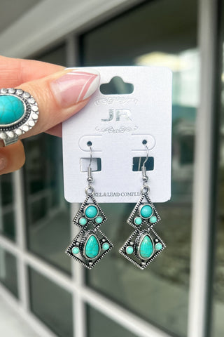 Turquoise Dangle Earrings - Simply Me Boutique