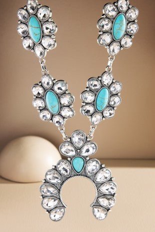 Turquoise Squash Blossom Necklace - Simply Me Boutique
