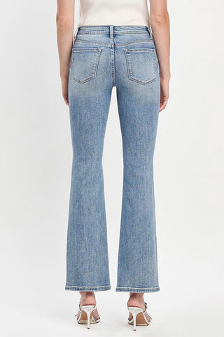 VERVET Mallory Mid Rise Bootcut Jeans - Simply Me Boutique