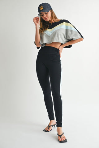 Vibe Check Crop Leggings Set - Simply Me Boutique