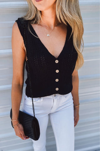 Vintage Stroll Sweater Vest 6 COLORS! - Simply Me Boutique