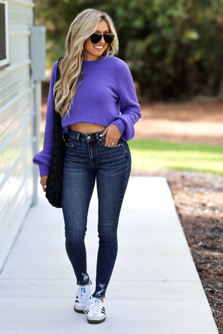 Violet Everyday Sweater - Simply Me Boutique