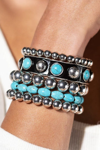 Western Bubble Multi Stackable Stretch Bracelet - Simply Me Boutique
