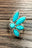 Turquoise Floral