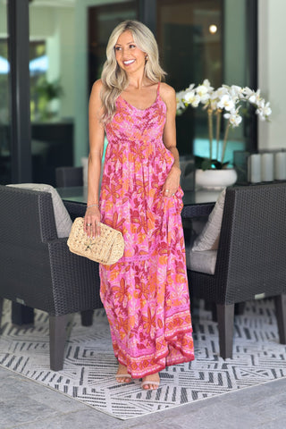Whimsy in Bloom Maxi Dress - Simply Me Boutique