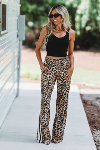 Wild Child Side Striped Butter Soft Pants - Simply Me Boutique