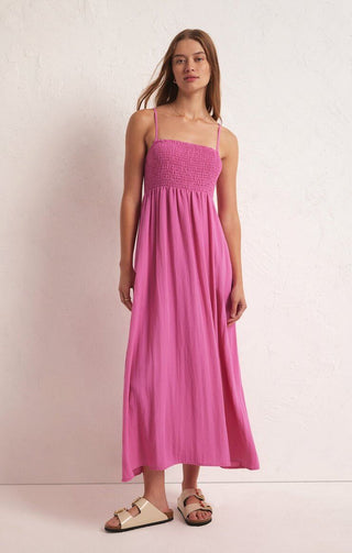 Z SUPPLY Pink Beachside Midi Dress - Simply Me Boutique