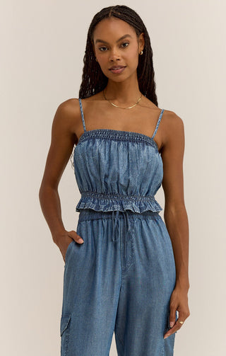 Z SUPPLY Rivina Chambray Tank - Simply Me Boutique