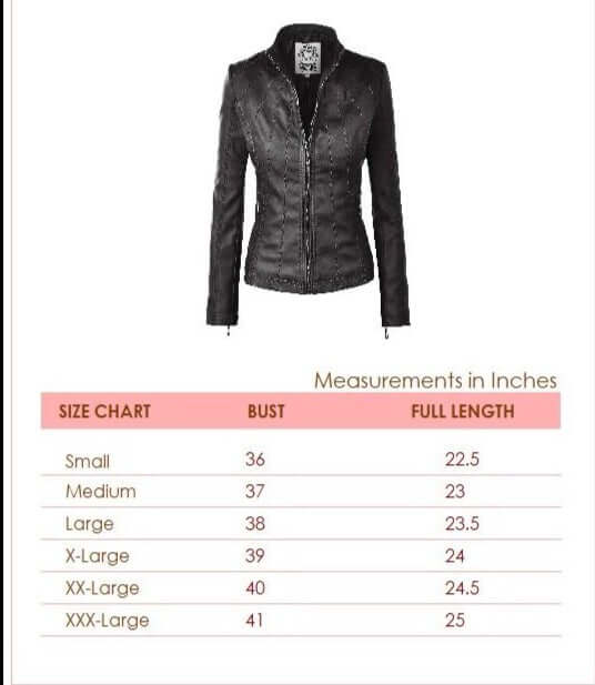 (More colors) Faux Leather Moto Jacket