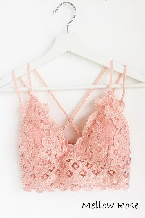 (More colors) Something Sweet Lace Bralettes