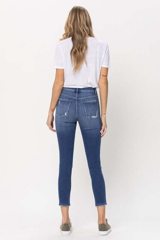 Flying Monkey Strut Your Stuff High Rise Cropped Skinny Jeans