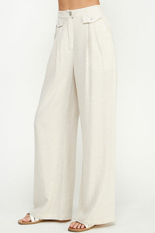 (More Colors) Take the High Road Linen Pants