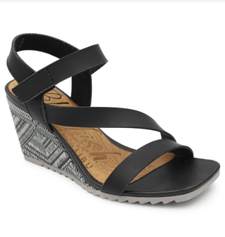 Blowfish Orchid Black Wedge