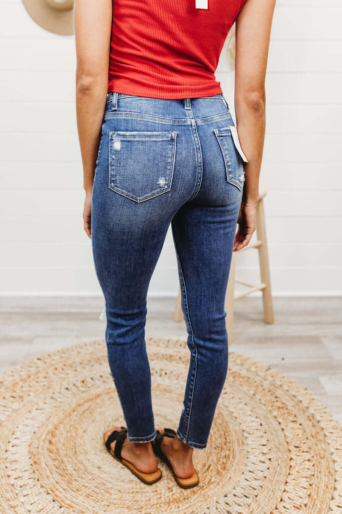 Flying Monkey Strut Your Stuff High Rise Cropped Skinny Jeans