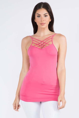 (More colors) Caged Seamless Layering Cami
